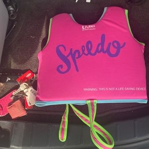 Age 2-4 yes pink speedo.